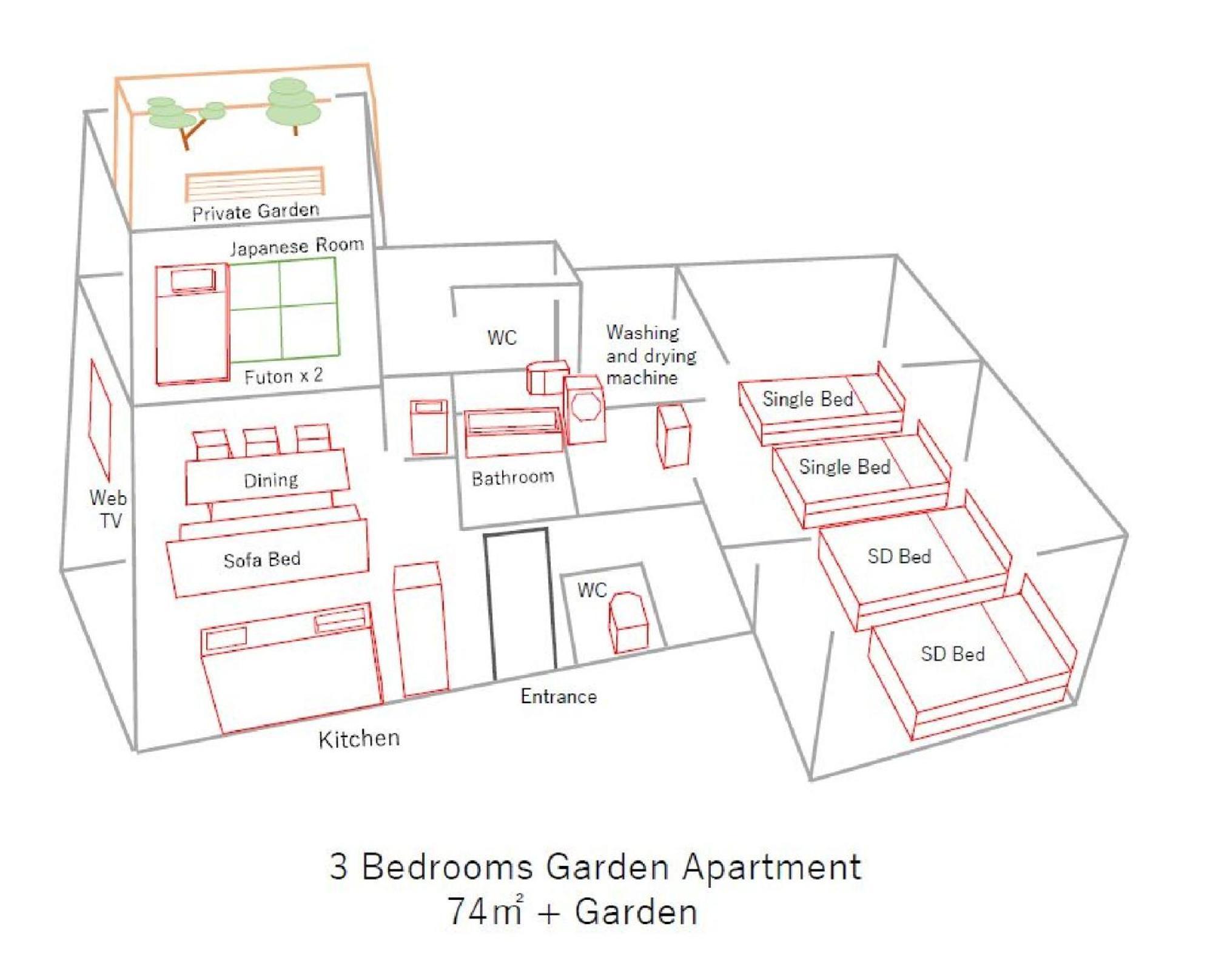 Appartement Klasso Sumiyoshi Tokio
